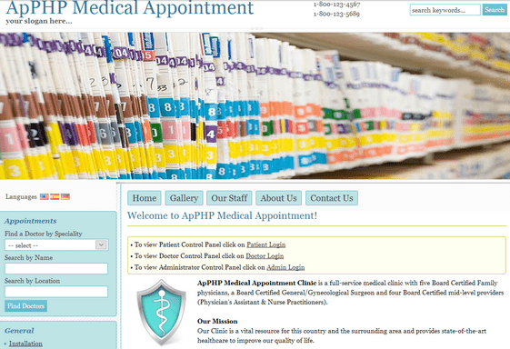 ApPHP Medical Appointment Coupon